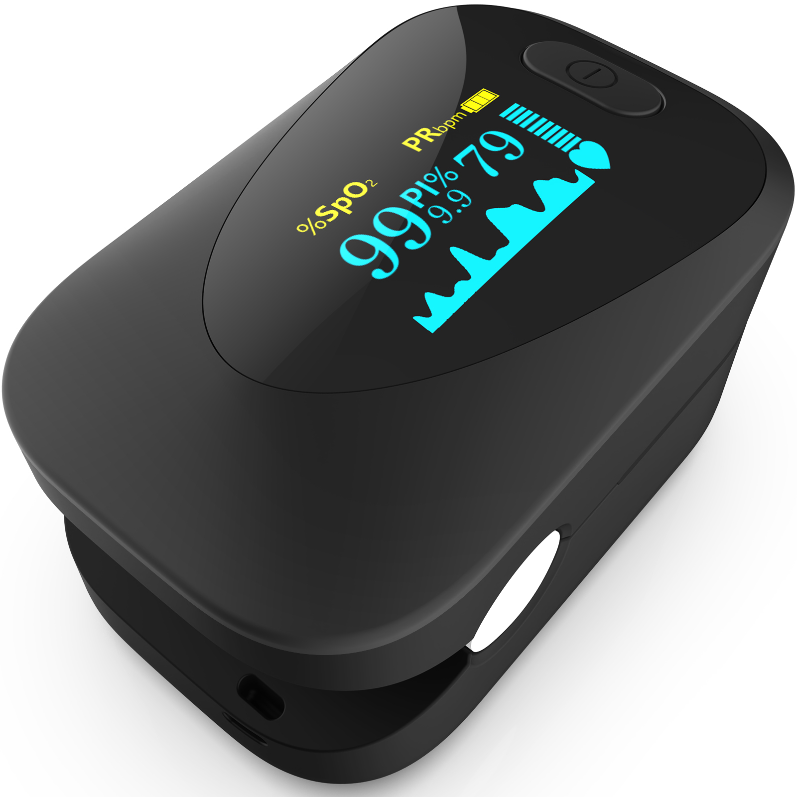 Oxygen Saturation Monitor Fingertip - C6AO Oksimeter Nadi Jari Monitor Saturasi