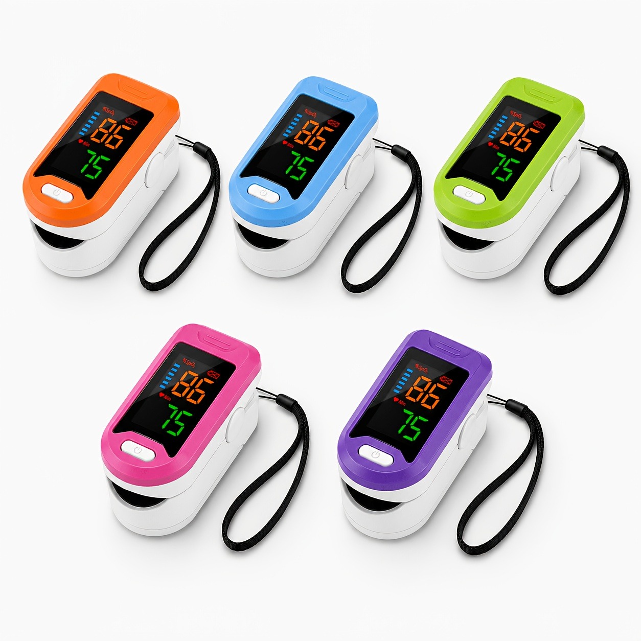 Oxygen Saturation Monitor Fingertip - Monitor SpO2 Oksimeter Nadi Ujung Jari