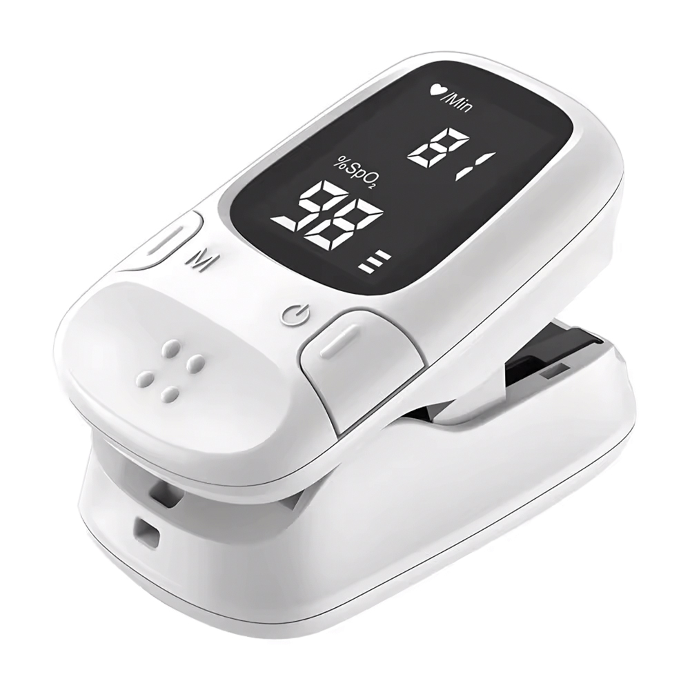 Oxygen Saturation Monitor Fingertip - Oksimeter Jari Layar LED, Monitor Detak