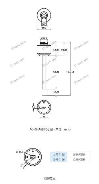 Sensor Oksigen AOM-09 menggant - Oxygen Sensor Cell Replacement ulasan dan harga
