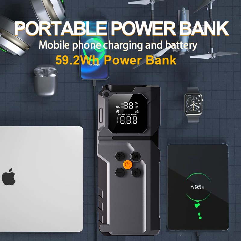 GKFLY 4 In 1 5000A Jump Starte - Portable Oxygen Concentrator Battery ulasan dan harga