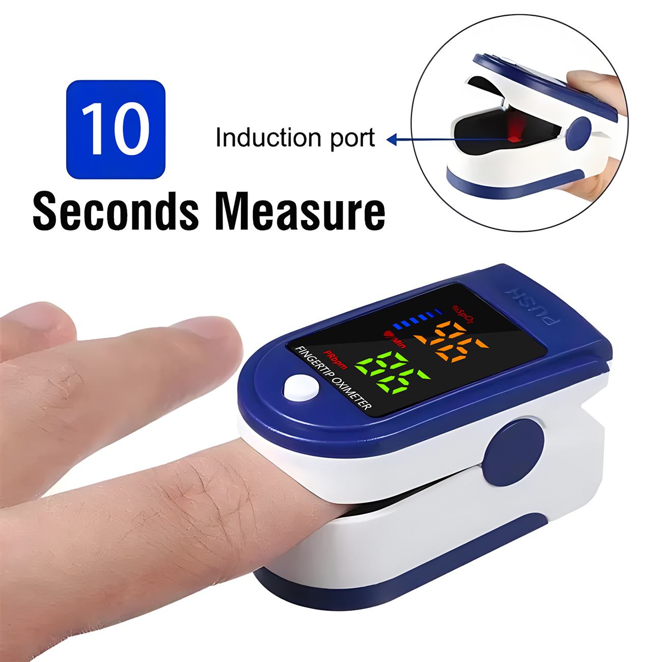 Oksimeter Pulsa Ujung Jari TFT - Oxygen Saturation Monitor Fingertip ulasan dan harga