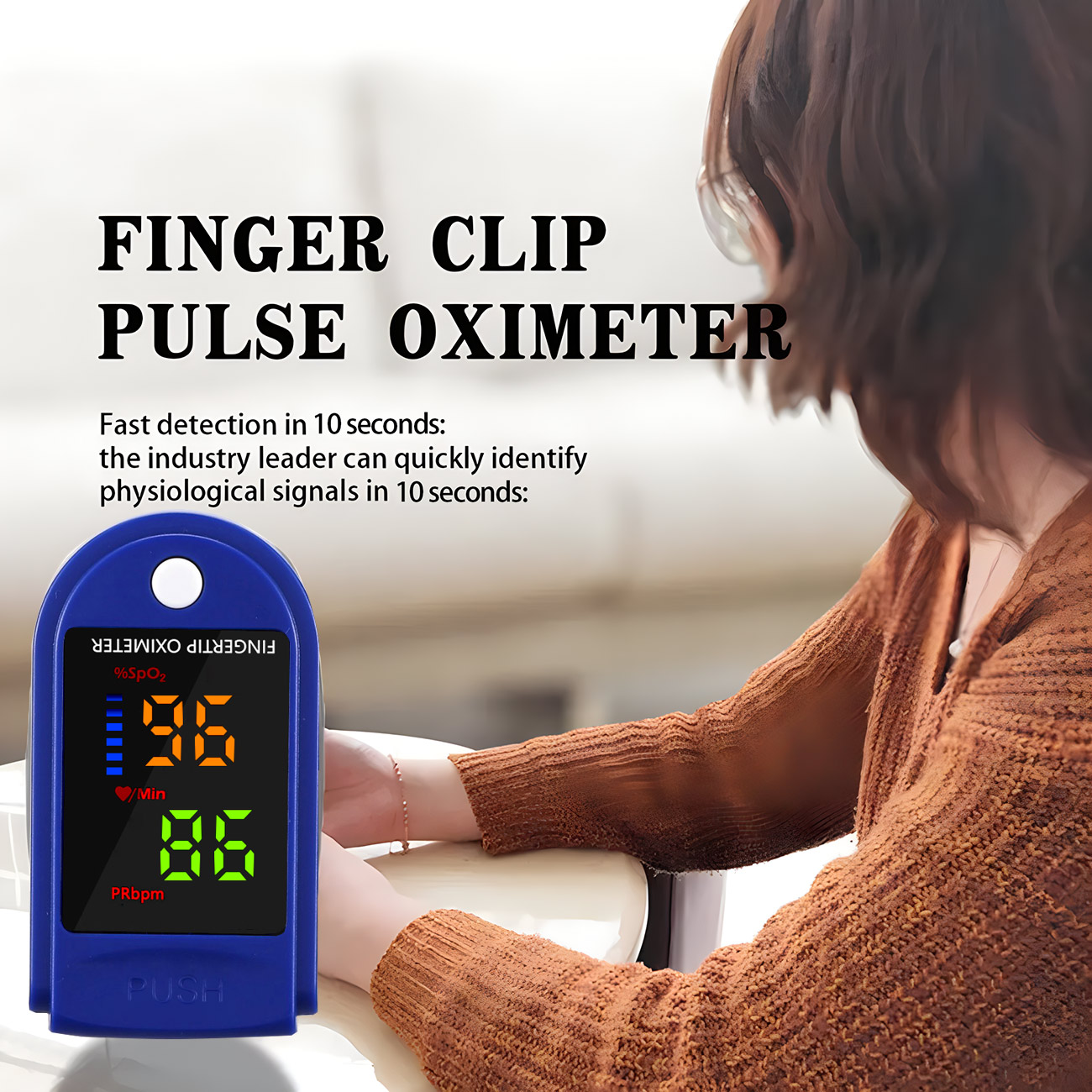 Oksimeter Denyut Jari Digital  - Oxygen Saturation Monitor Fingertip ulasan dan harga