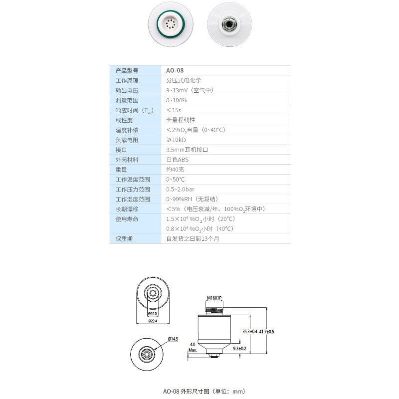 Sensor Oksigen AO-08, Sel Oksi - Oxygen Sensor Cell Replacement ulasan dan harga