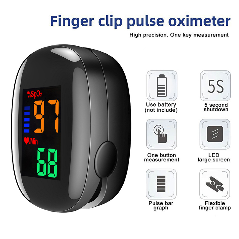 Oksimeter Jari Portabel 4 Warn - Oxygen Saturation Monitor Fingertip ulasan dan harga
