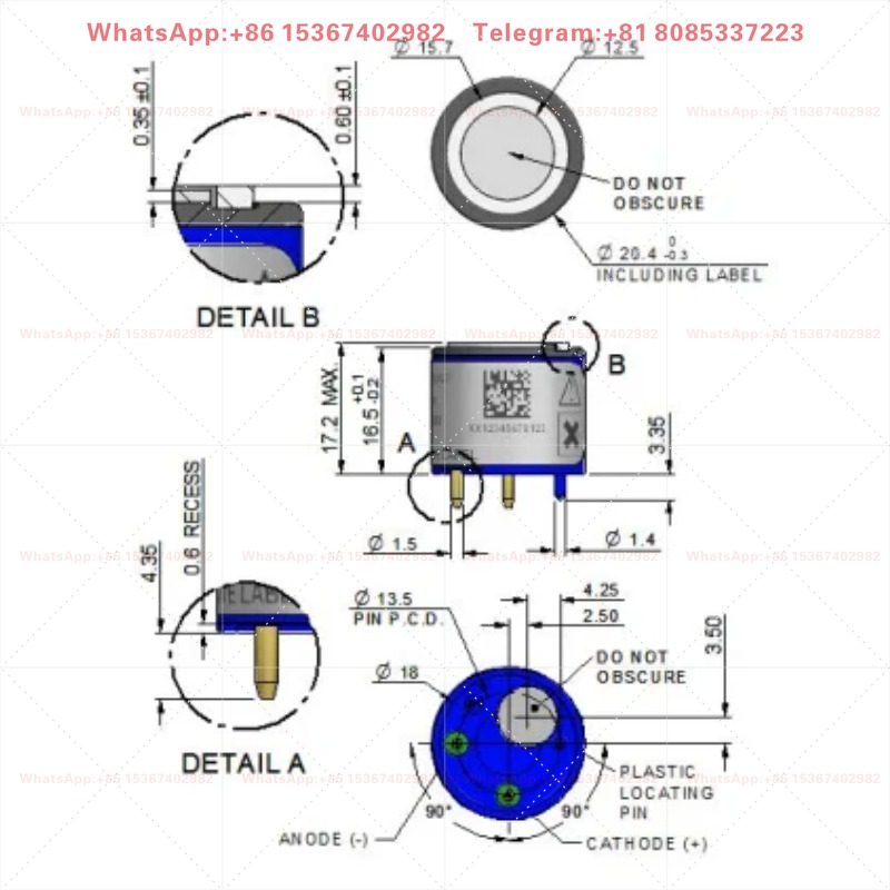 4OXV AAY80-390 Sensor Oksigen  - Oxygen Sensor Cell Replacement ulasan dan harga